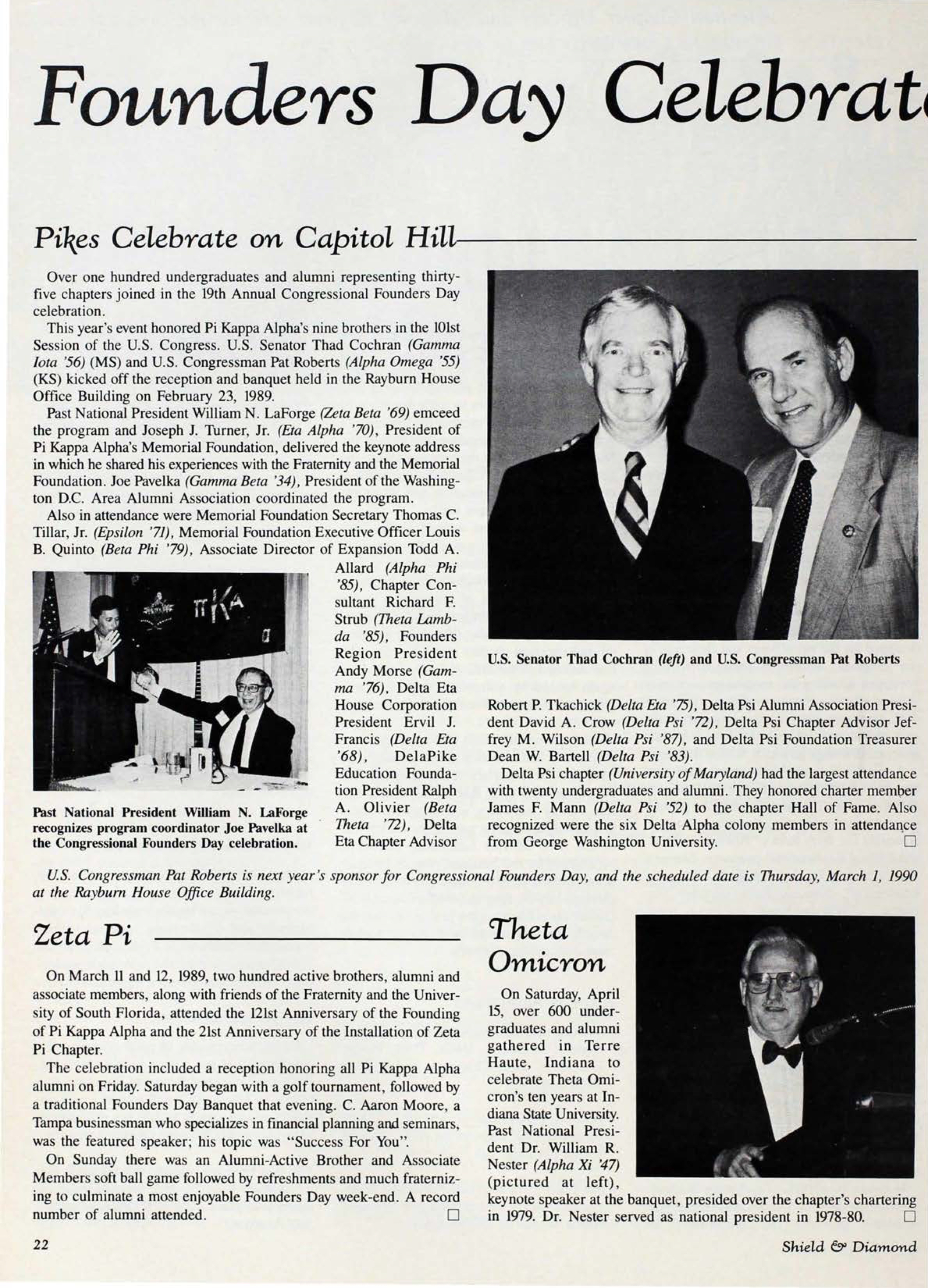 Founders Day Celebrate From Coast To Coast